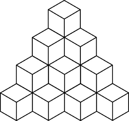 نمونه سوالات برای شمارش تعداد مکعب ها