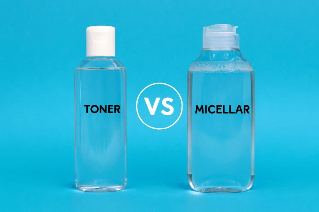 تفاوت-تونر-و-میسلار-واتر-در-مراقبت-پوست